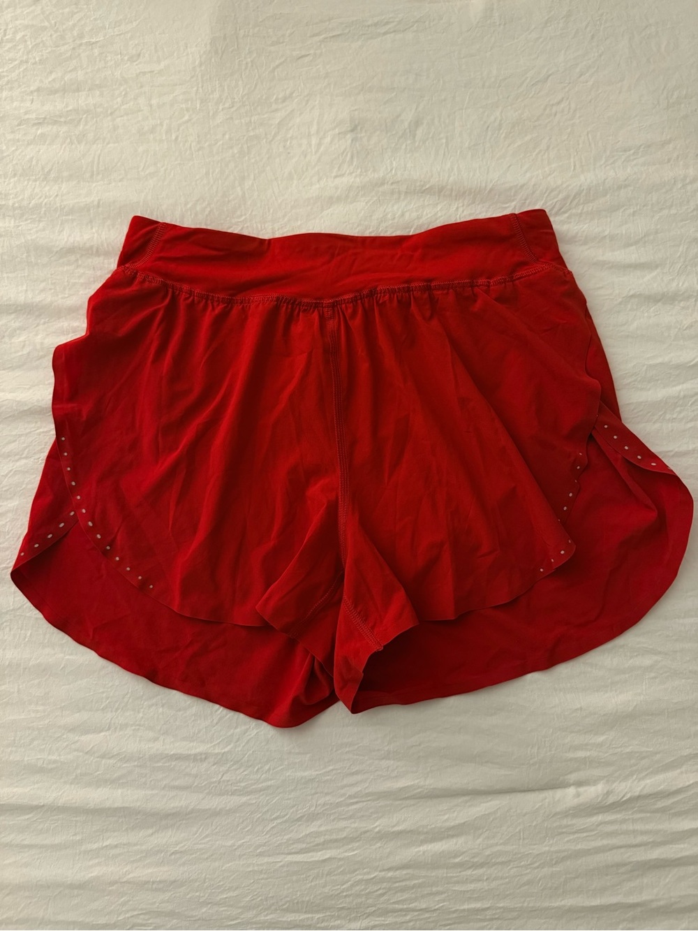 Lululemon | Fast and Free Reflective High-Rise Classic-Fit Split Short 3” | Red